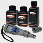 digitales pH-Messgerät im Set