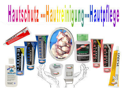 Hautschutz - Hautreinigung - Hautpflege
